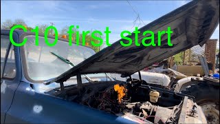 C10 shortbed service rig first start in many years