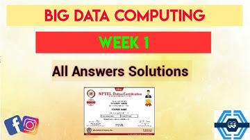 Big Data Computing | Week 1 Answers 2021 | NPTEL ||