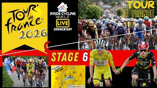 2026 Tour de France Stage 6 LIVE Commentary and Chat #procycling #tourdefrance 2026 Tour de France Stage 6 LIVE Commentary and Chat #procycling #tourdefrance