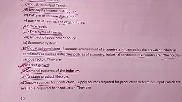 Economic Environment Principles of Marketing Bcom Hons Notes | Industrial Conditions | Employment | 