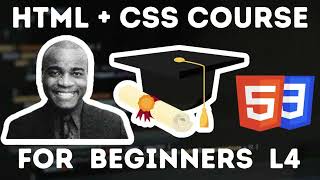 HTML and CSS Tutorial Course For Beginners  [ More on HTML Headings + Divs ] Lesson 4