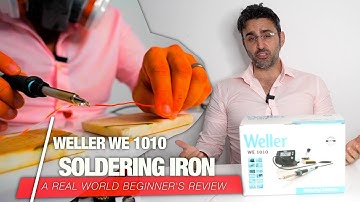 Weller WE 1010 Soldering Station - Wire Repair and REVIEW | Best Iron for Beginners?