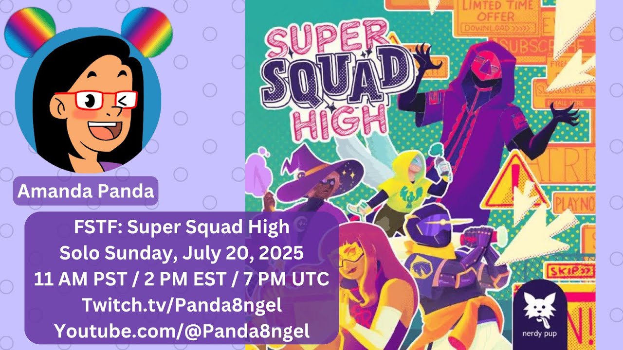 FSTF: Panda Solo | Super Squad High by Michael Addison from Nerdy Pup Games