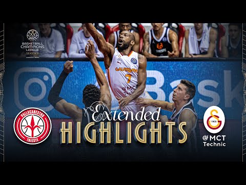 Pallacanestro Trieste v Galatasaray MCT Technic | Full Game Highlights | #BasketballCL 2025-26