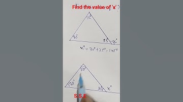 Find the value of x#geometry #math #youtubeshorts #shorts#shortsfeed