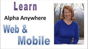 How to learn Alpha Anywhere web and mobile with books