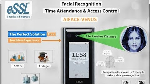 Essl AI Face Venus face reader attendance Fully demo & add new features #essl #nfc #trending #shorts