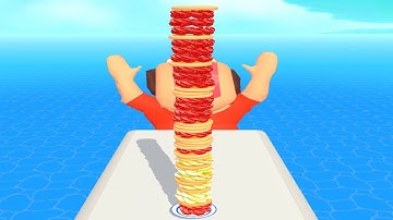 Pancake Run Gameplay All Levels iOS,Android Mobile Walkthrough #2