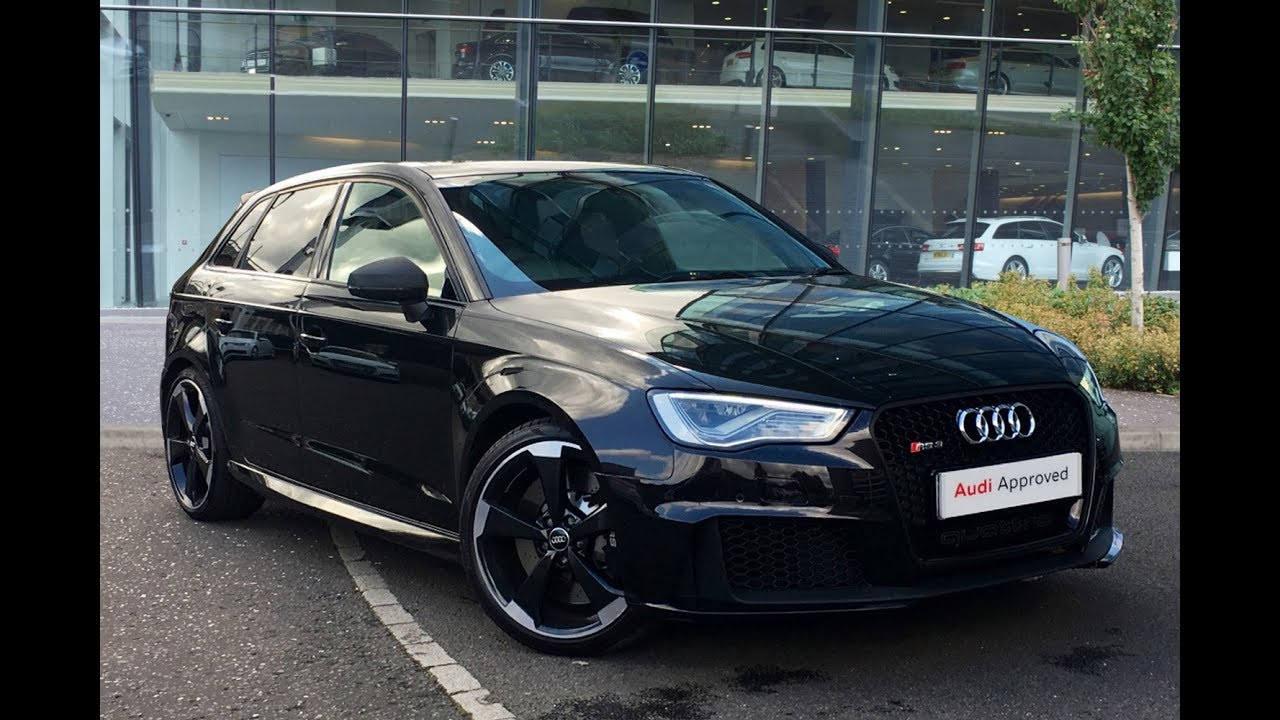 YC16WVT AUDI A3 RS3 SPORTBACK QUATTRO NAV BLACK 2016, West London Audi