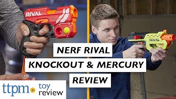 Nerf Rival Mercury XIX-500 and Knockout XX-100 from Hasbro