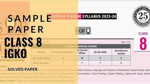 class 8 IGKO sample paper 2023/IGKO class 8 sample paper 2023/class 8 general knowledgeOlympiad 2023