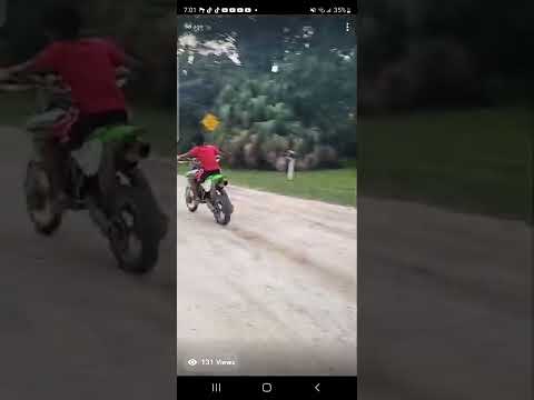 Holeshoting A 2006 Kx 65 