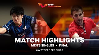 Yuta Tanaka Vs Frane Kojic | Ms Final | Wtt Feeder Cappadocia 2024