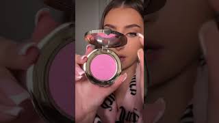 The perfect bubble gum baby doll pink blush!! #shorts #makeup