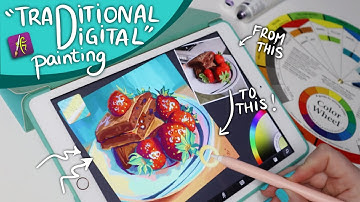 ArtRage Tutorial on COLOURING | One year after | Traditional-Digital Painting