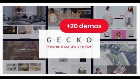Gecko theme - Responsive Magento 2 Theme | RTL supported