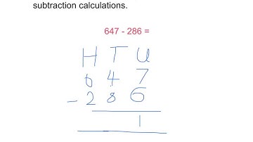 I can use the compact decomposition to solve subtraction calculations