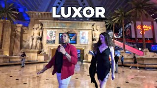 Famous Luxor Las Vegas Walk - October 2024 - Las Vegas Strip Net Worth
