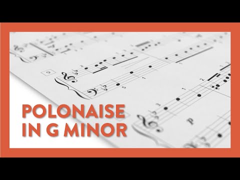 How to Play "Polonaise in G Minor" Right Hand (BWV Anh. 119) | Piano Lesson — Music video cover