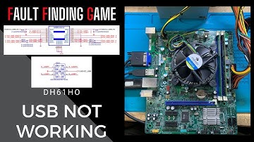 INTEL DH61HO USB NOT WORKING SOLUTION #desktoprepair #motherboardrepair #usbfault