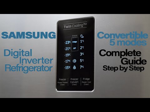 Samsung Refrigerator 5 in 1 Convertible | Full Guide Step by Step | Digital Inverter & Twin Cooling