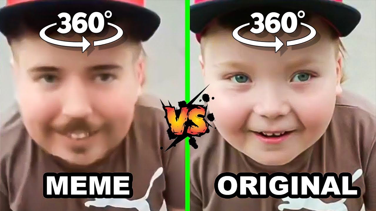 MrBeast Kid Meme vs Original + Bonus 