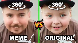 @MrBeast Kid Meme vs Original + Bonus 360º VR