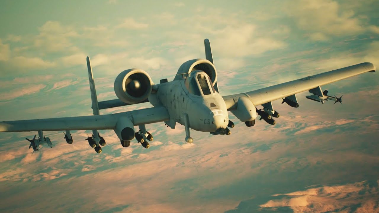 A-10 Warthog Gameplay - Ace Combat 7