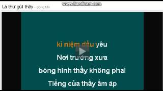 Video thumbnail of "(Beat Chuẩn) Lá Thư Gửi Thầy - Đông Nhi"