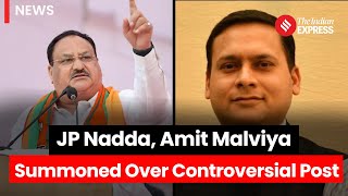 BJP Controversial Post: Karnataka Police Summons BJP Leaders JP Nadda, Amit Malviya