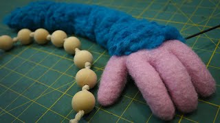 How To Put Arm Beads in Puppet Arms!