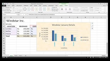Modify a Chart  in Excel Part 1 - Sinhala