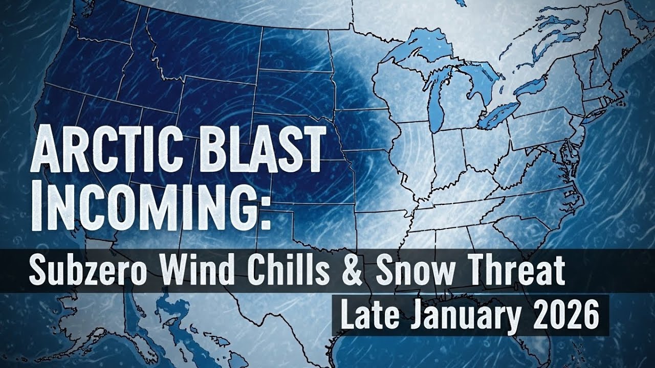 Arctic Blast Incoming: Subzero Wind Chills & Snow Threat Late January ...