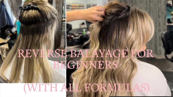 REVERSE BALAYAGE FOR BEGINNERS ( WITH ALL TONER FO...