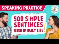 500 simple sentences used in daily life  part 1