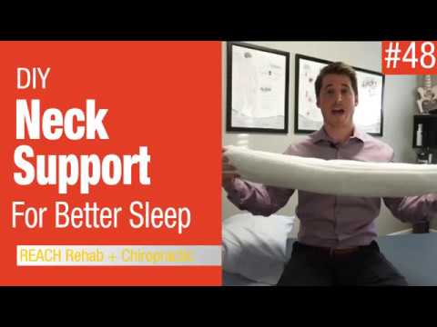 DIY Neck Support For Better Sleep  Plymouth Neck Pain Experts 