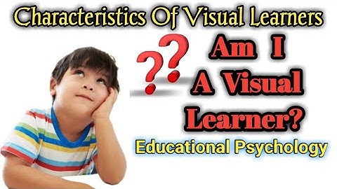 Learning Style | Visual Learning Style | Visual Learners In Urdu/Hindi | Psychology with Sidra