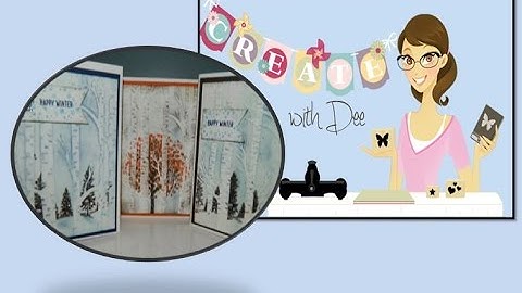 Woodland Textured Embossing Folder Background Technique