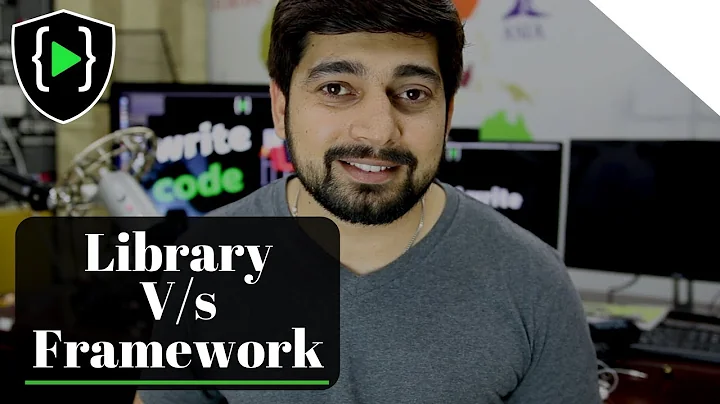 What is the difference between a Library and a Framework