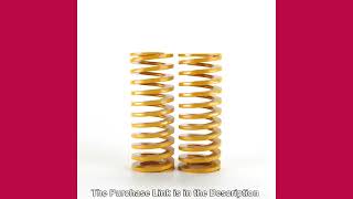 Creamily 2PCS Yellow Mold Spring Spiral Compression Die Springs OD 8-60mm