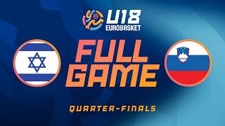 Quarter-Finals | Israel v Slovenia | Full Basketball Game | FIBA U18 EuroBasket 2026