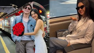 Naik Kereta Ariel Noah & Raline Shah Otw Ke Bandung Untuk Promo Film Dillan Itb 1997