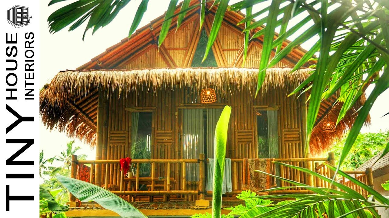 Build The Most Beautiful Jungle Bamboo House Villa In Bali - Youtube