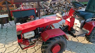 Дровишки. Адаптер к мотоблоку МТЗ.HYBRID MTZ 012WM 4X4/ГИБРИД МТЗ 012WM.Бродяга.Испытание электро