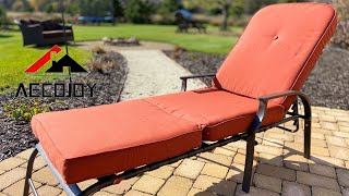 Unwind in Luxury: AECOJOY Chaise Lounge Chair Review for Your Backyard Oasis