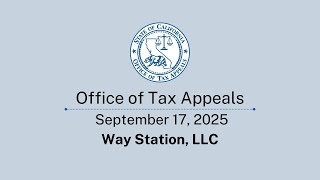 Office of Tax Appeals September 17, 2025