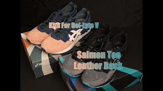 Kith  And Ronnie Fieg for Asics GLV Salmon and Leatherback