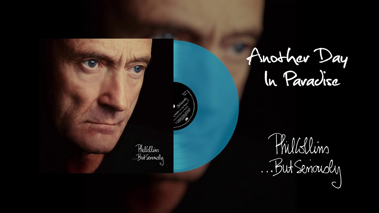 Another Day In Paradise de Phil Collins. #tipografiasmusicas #another