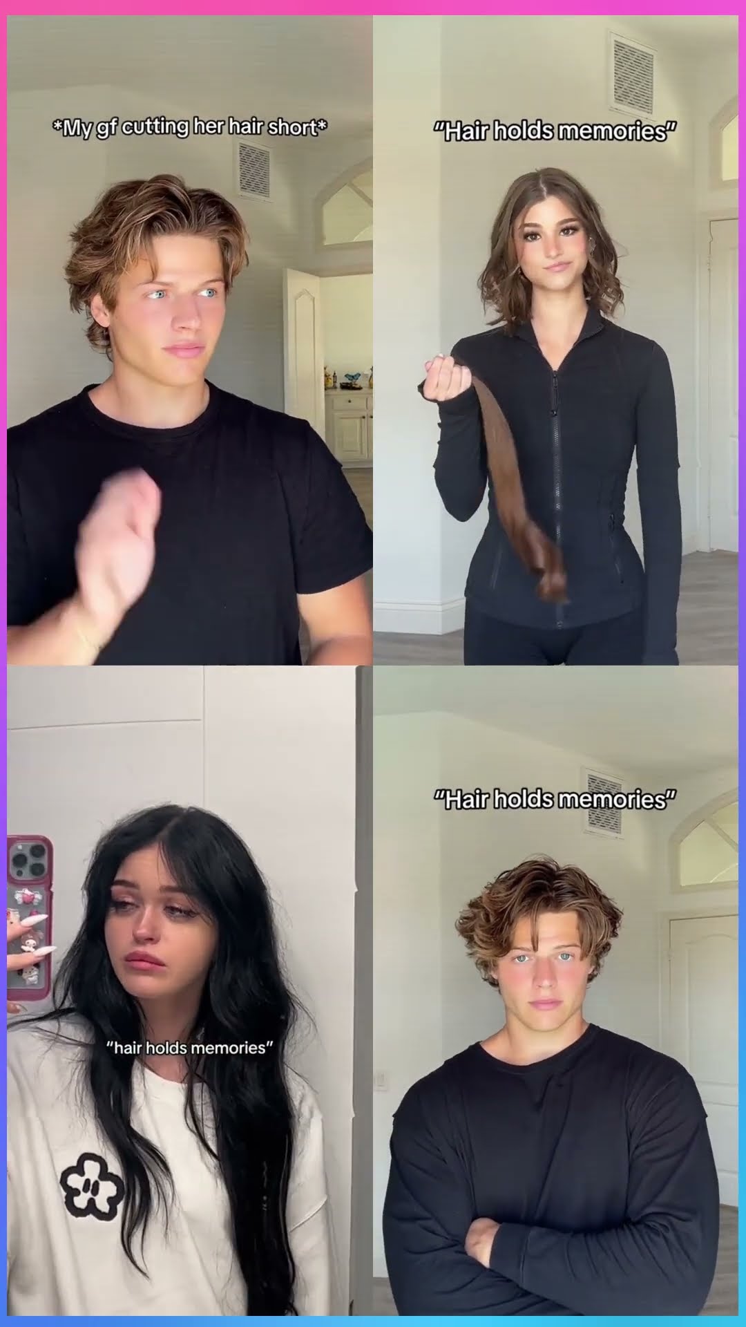 ?? Sam x Brooke x Nevada #shorts #sad #hair #hairstyle #youtubeshorts #memories