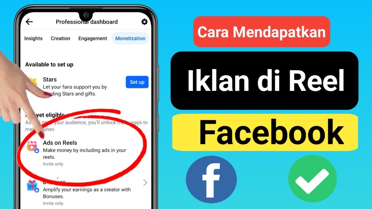 Cara Mendapatkan Iklan di Reels Facebook 2024 || Iklan di Reel Facebook